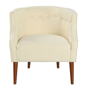Contemporary Upholstered Club Chair With Button Tufting - Best Buy Furniture