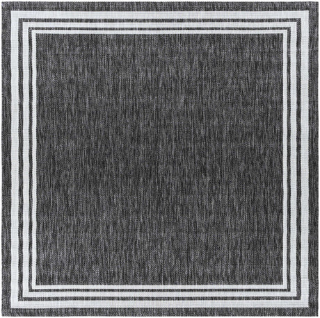 Coonamble Bordered Antrasit Rug