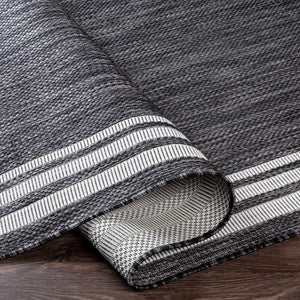 Coonamble Bordered Antrasit Rug