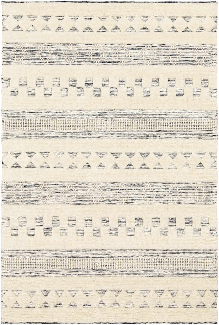 Boutique Rugs Corry Cream&Black Wool Rug