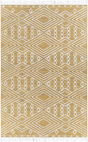 Skedee Mustard/Cream Diamond Carpet - Clearance