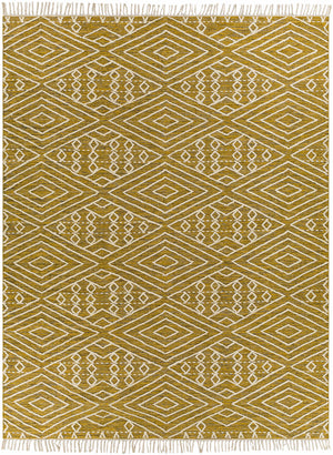 Skedee Mustard/Cream Diamond Carpet - Clearance