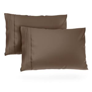 Everyday Pillowcases - Chocolate | Cosy House Collection