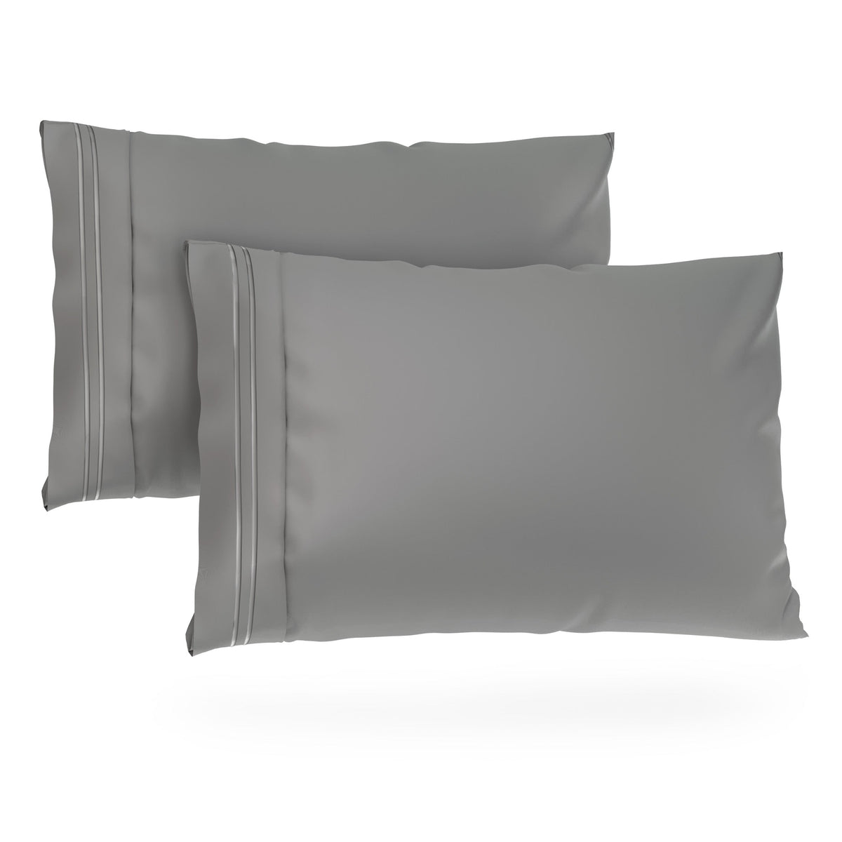 Everyday Pillowcases - Grey | Cosy House Collection