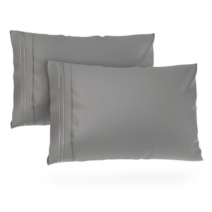 Everyday Pillowcases - Grey | Cosy House Collection