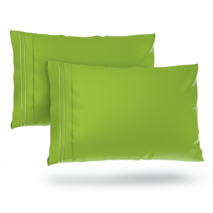 Everyday Pillowcases - Lime Green | Cosy House Collection