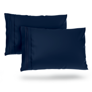Everyday Pillowcases - Navy | Cosy House Collection