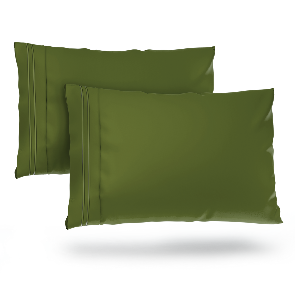 Everyday Pillowcases - Olive Green | Cosy House Collection