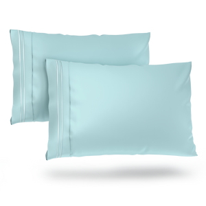 Everyday Pillowcases - Pastel Blue | Cosy House Collection