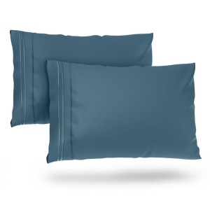 Everyday Pillowcases - Peacock Blue | Cosy House Collection