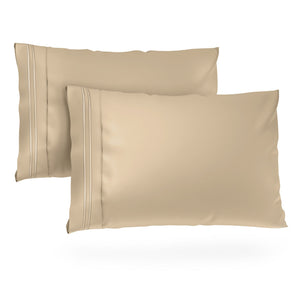 Everyday Pillowcases - Tan | Cosy House Collection