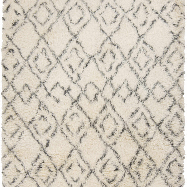 Cotgrave 2x3 Cream Trellis Small Wool Rug - Clearance
