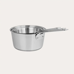 CRISTEL USA Set of 3 saucepans with glass lids - view 2