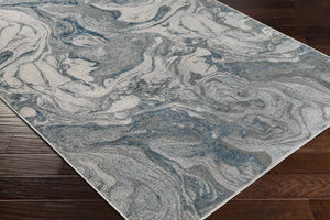 Cave Blue Marble Rug - Clearance