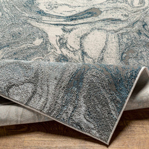 Cave Blue Marble Rug - Clearance