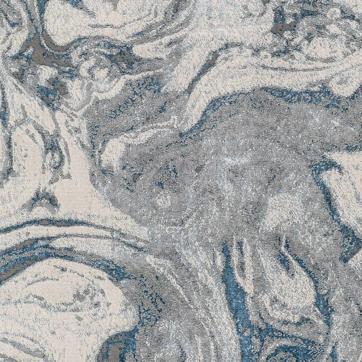 Cave Blue Marble Rug - Clearance