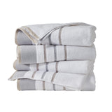 Decorative Cotton Stripe Bath Towel Set - Noelle Collection