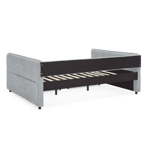 Upholstered Daybed & 2 Drawers