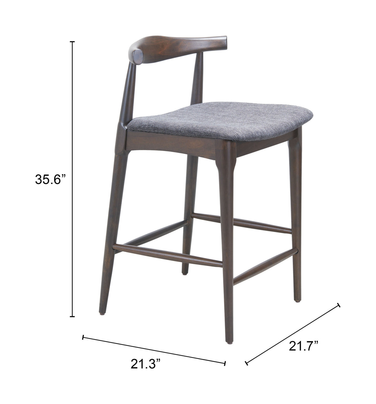 Zuo Modern Tuzka Counter Stool (Set of 2)