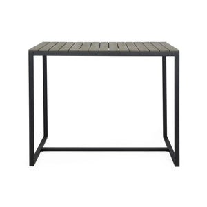 Ernesto - Outdoor Industrial Acacia Wood Bar Table - Best Buy Furniture