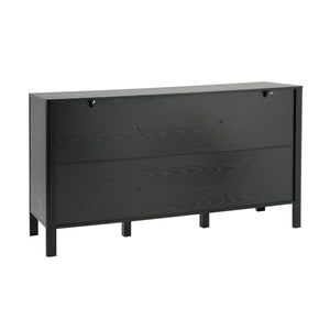 Black Sideboard, 59.06'' Storage Credenza