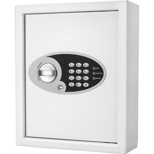 48 Keys, Key Cabinet Digital Keypad Wall Safe - White