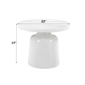Zaid - Engineering Marble High Gloss Table