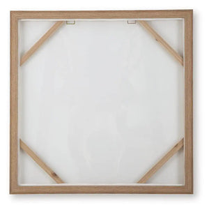 Landerton - Wall Art - Brown / Blue / White - Best Buy Furniture