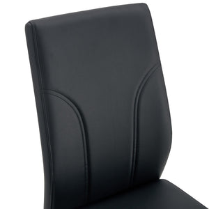 Modern Dining Chairs With High Backrest And Sturdy Legs