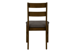 Dining Chair, Upholstered, Side, Dining Room, Transitional (Set of 2) - Brown - Best Buy Furniture