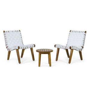Outdoor 3 Piece Rope Weave Patio Seating Set - Best Buy Furniture
