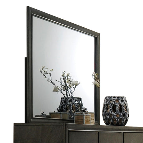 Carine - Mirror - Gray - Best Buy Furniture