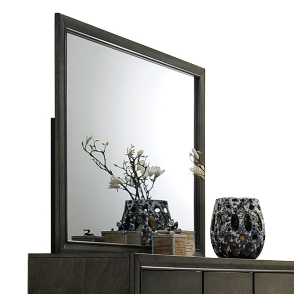 Carine - Mirror - Gray - Best Buy Furniture