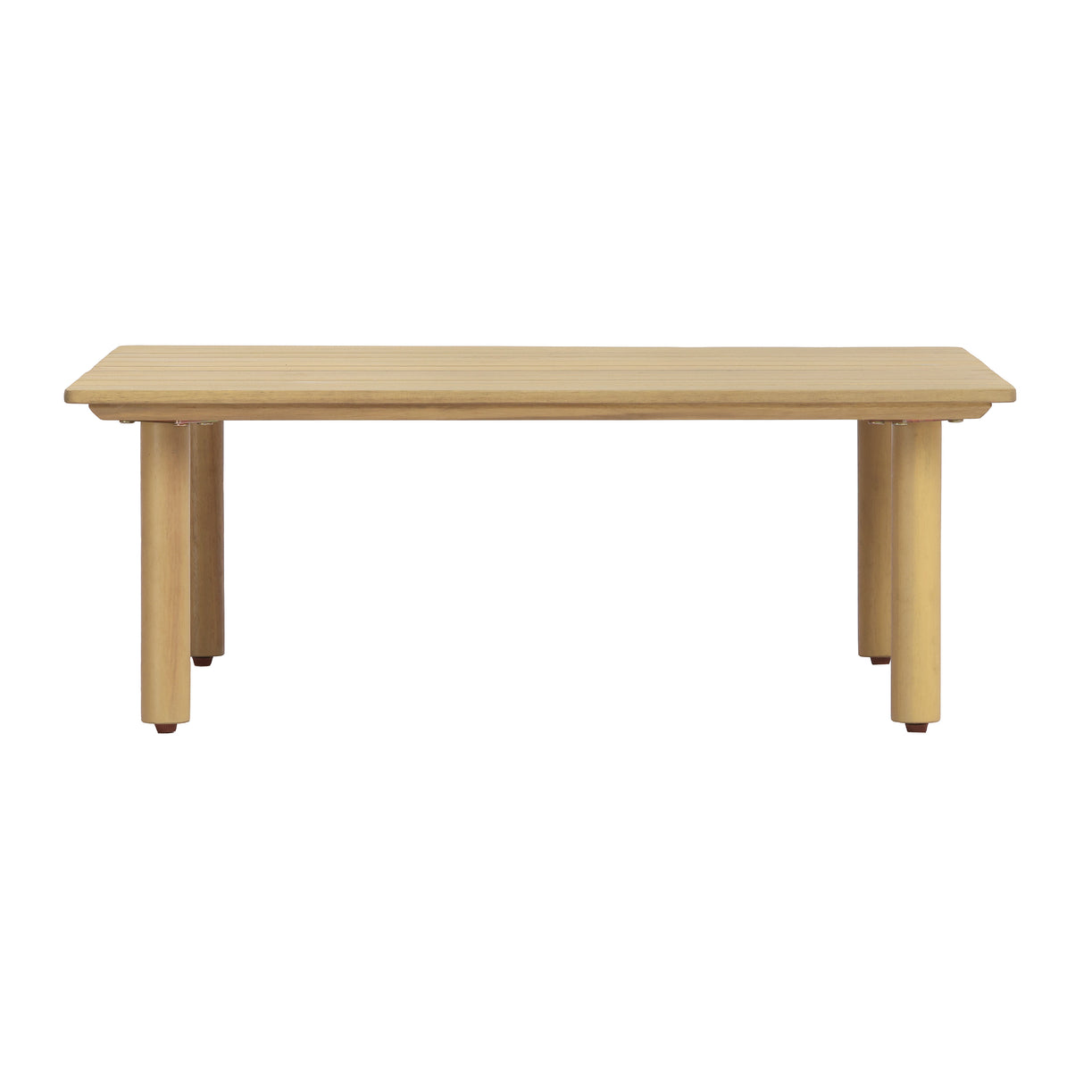 Acacia Wood Outdoor Square Coffee Table