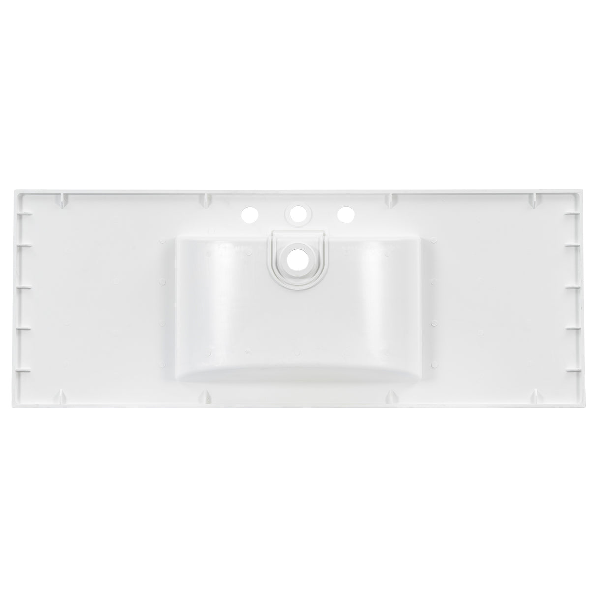 48" Composite Bathroom Vanity Top with Integrated Basin