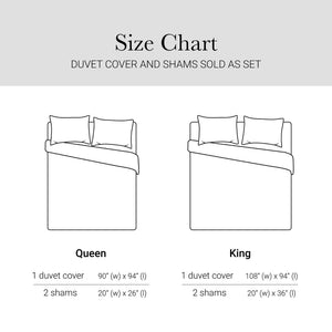3-Piece Full/Queen Cotton Sateen Duvet Cover Set - Terracotta/Linen