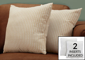Pillows, Square, Insert Included, Decorative Throw, Hypoallergenic - Best Buy Furniture