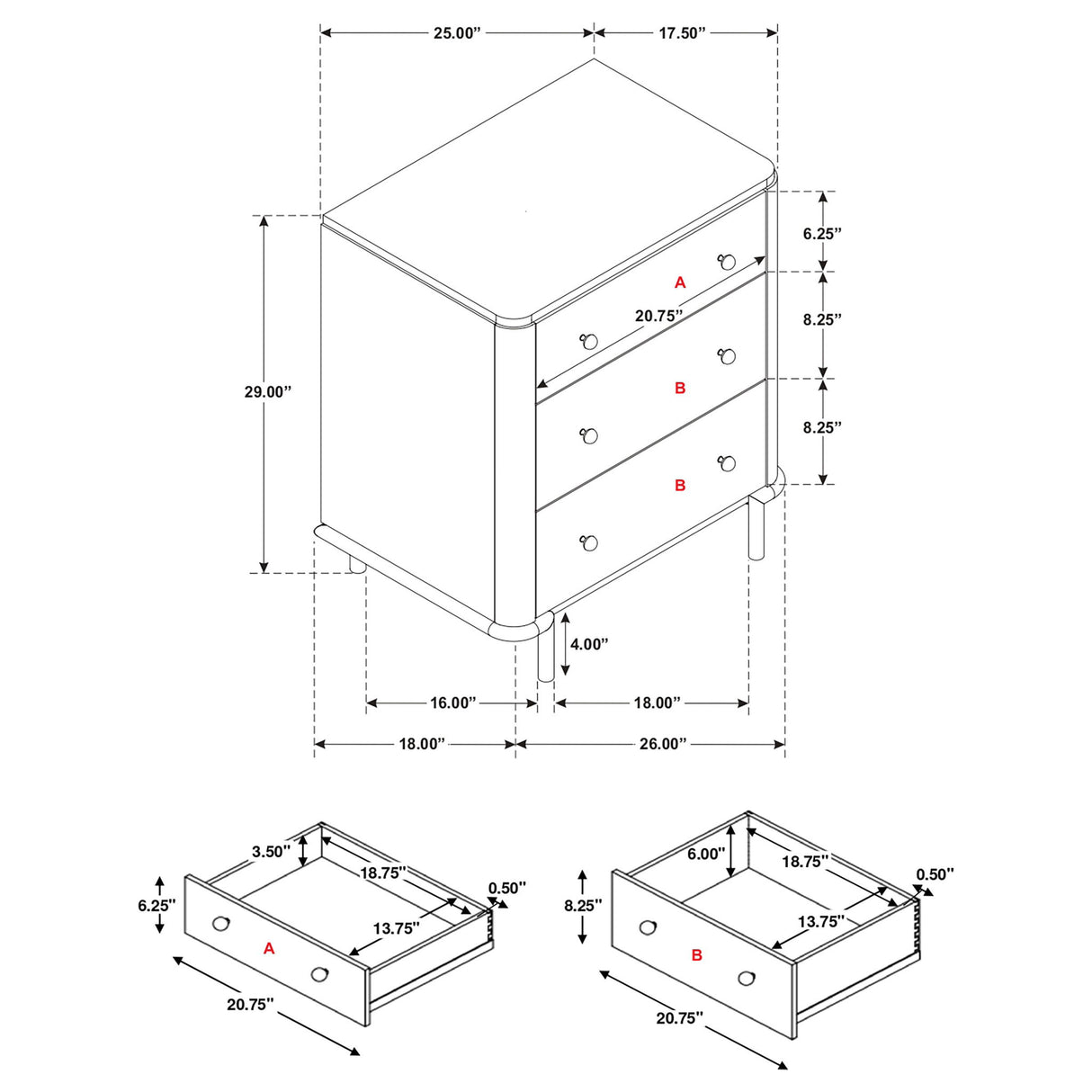 Anser - Modern Bedroom Set