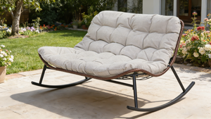 Double Wide Rocking Papasan Chair