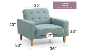 Vibrant Contemporary Chair Bed