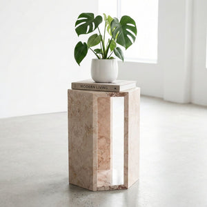Modern Minimalist Hexagon Side Table