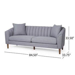 Contemporary 3 Seater Sofa With Plush Accents - Best Buy Furniture