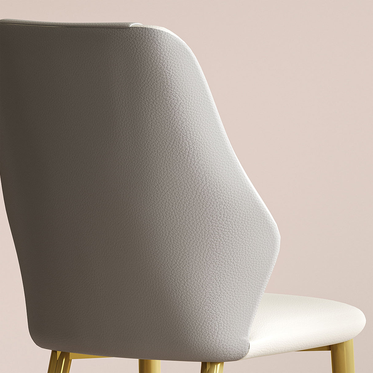 Dining Chairs (Set of 2) - Beige / Gray
