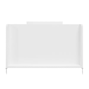 Wardrobe With 3 Drawers High Wardrobe Armoire With Rattan For Living Room Organizer - White