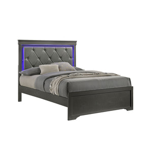 Blaze - Modern Bed With LED Headboard