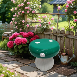 Mushroom Model Statue Stool