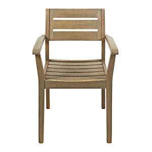 7 Pieces Acacia Wood Outdoor Dining Set