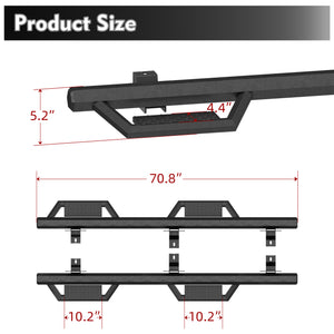 Running Boards Side Steps For 18-26 Wrangler JL (Include 4XE Model)