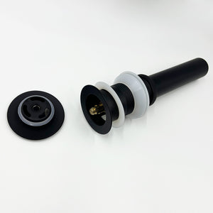 Single Handle Bathroom Sink Faucet with Pop-Up Drain (with Overflow)