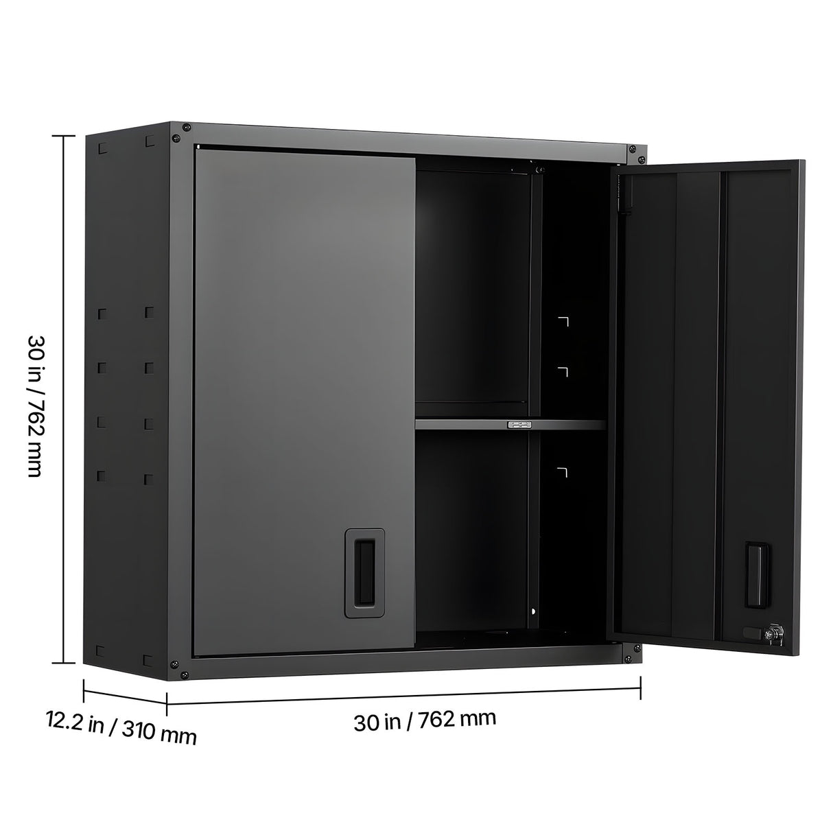 Metal Wall Cabinet 30W x 12.2D x 30H Inch